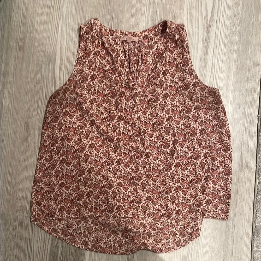 Floral Sleeveless Top